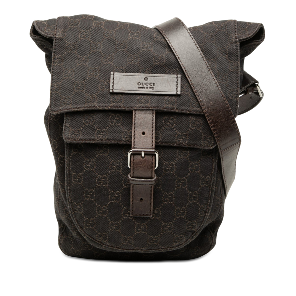 Pre-Loved Gucci GG Canvas Crossbody